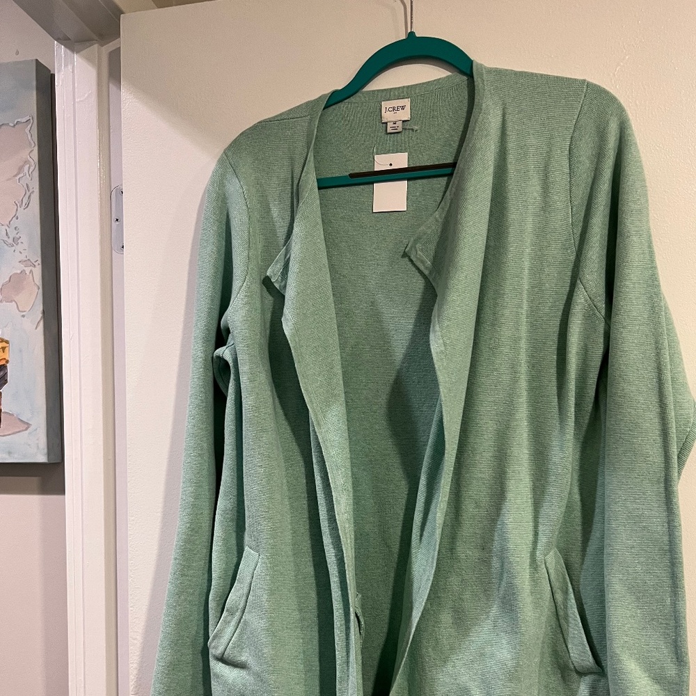 Long J Crew Cardigan